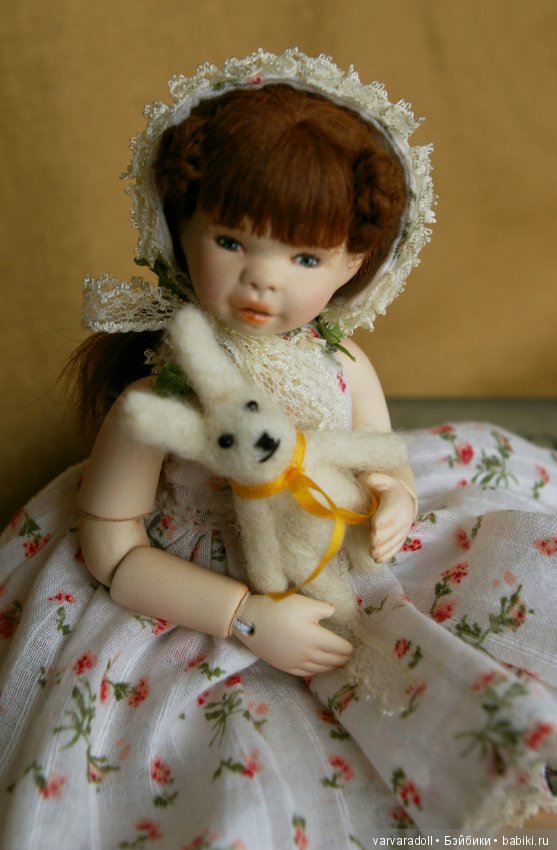 Коллекция "Крошка на ладошке". 4 шарнирные куклы ручной работы