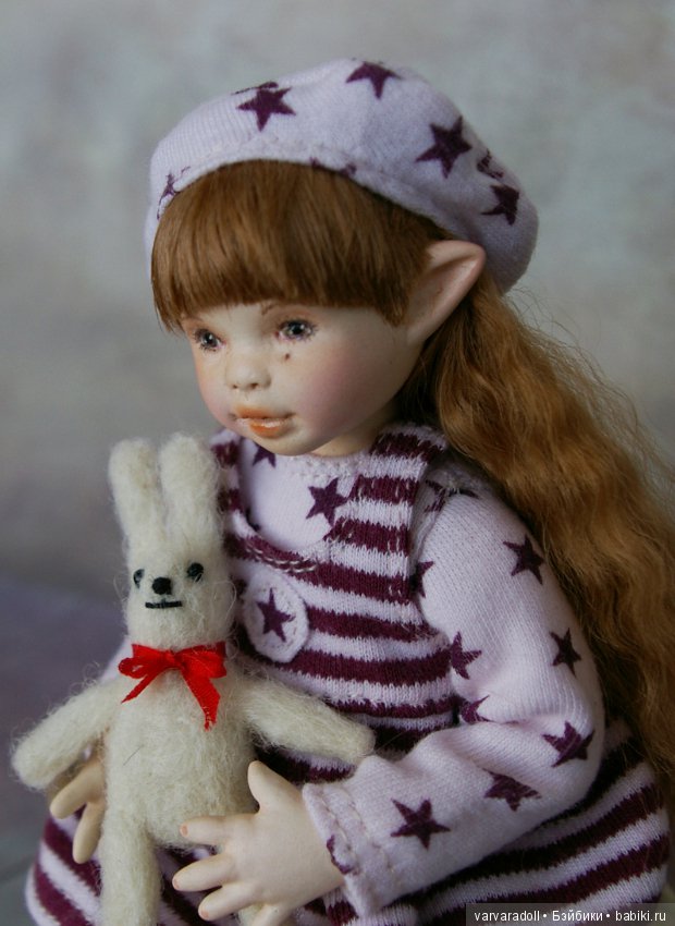 Коллекция "Крошка на ладошке". 4 шарнирные куклы ручной работы (фото 4)