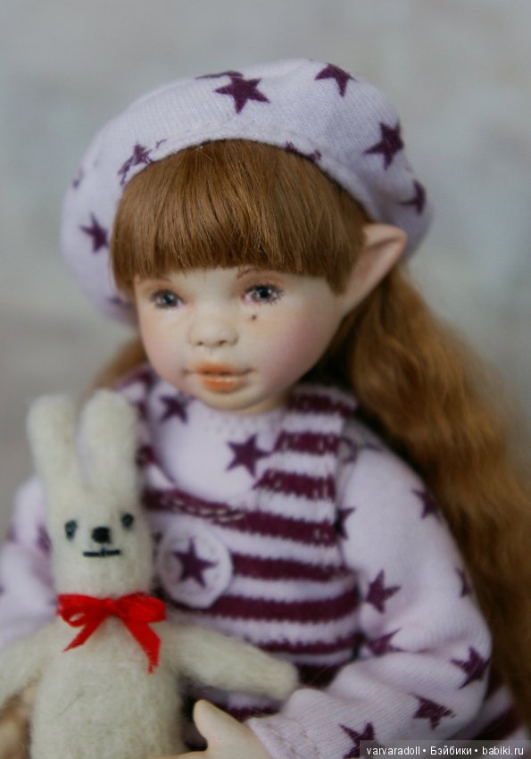 Коллекция "Крошка на ладошке". 4 шарнирные куклы ручной работы (фото 5)