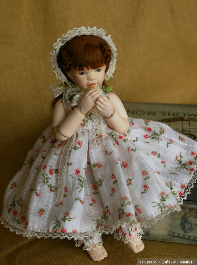 Коллекция "Крошка на ладошке". 4 шарнирные куклы ручной работы