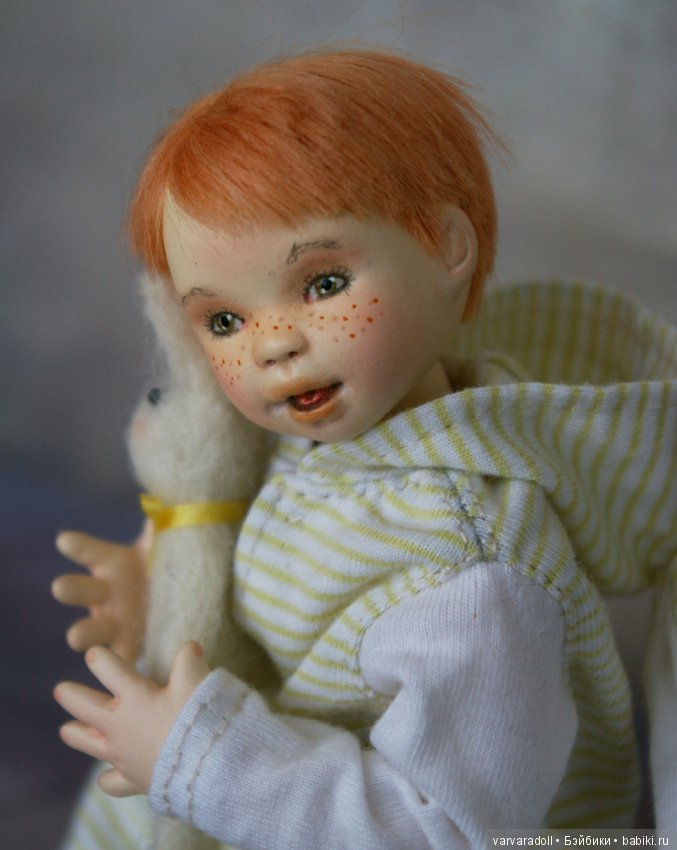 Коллекция "Крошка на ладошке". 4 шарнирные куклы ручной работы