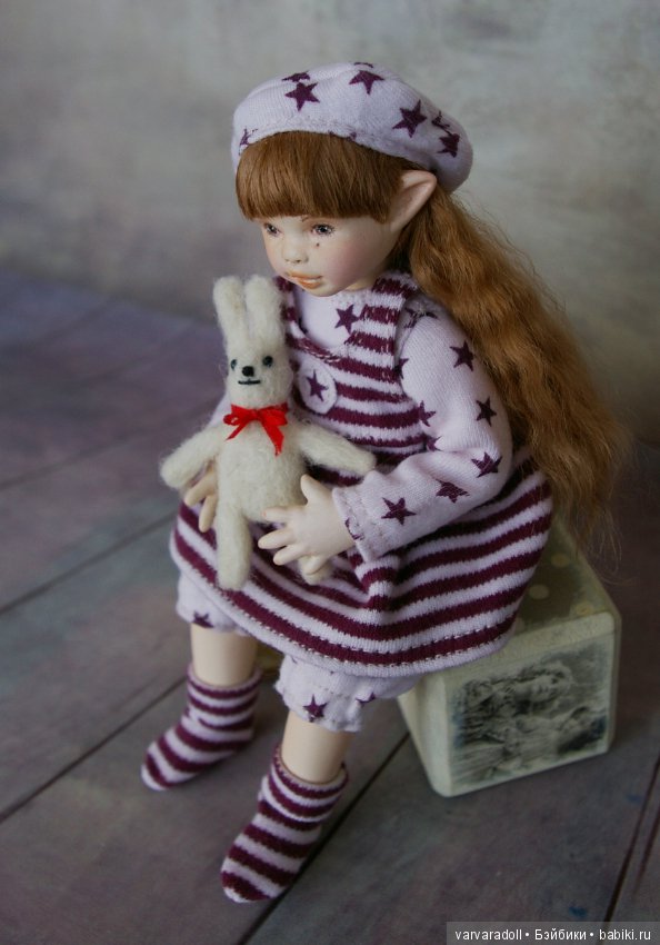 Коллекция "Крошка на ладошке". 4 шарнирные куклы ручной работы (фото 3)