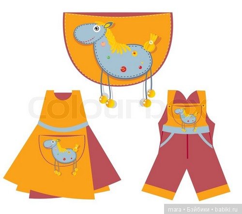 Карманы на детской и кукольной одежде (фото 3)