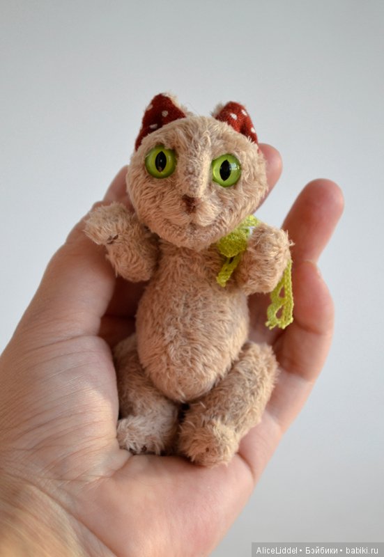 Весенний котик. Игрушка ручной работы (фото 4)