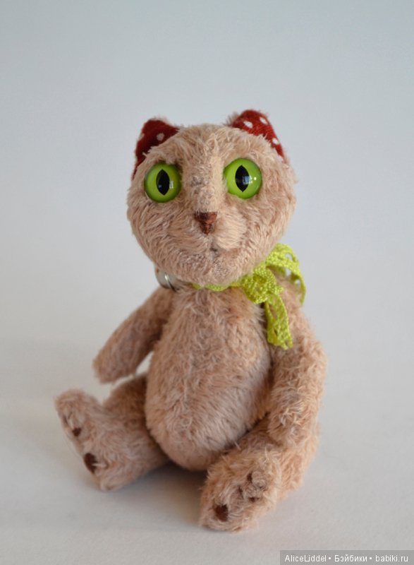 Весенний котик. Игрушка ручной работы