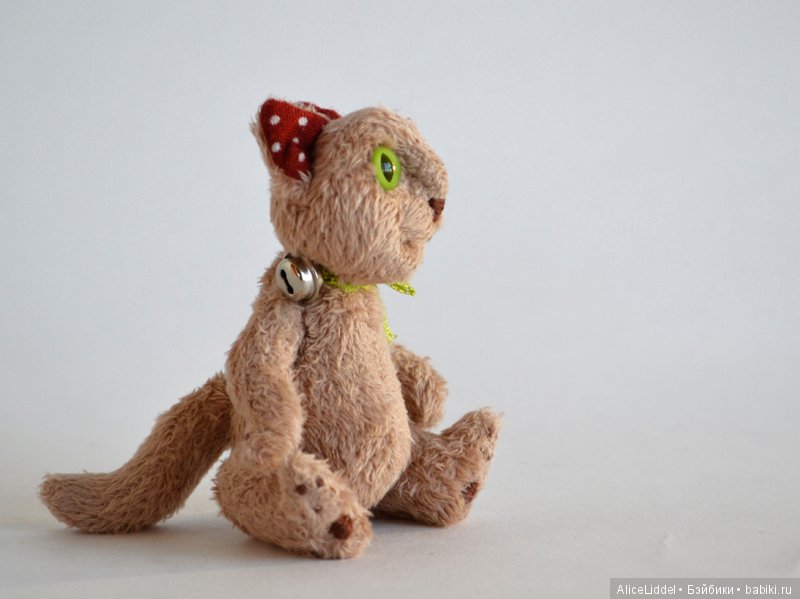 Весенний котик. Игрушка ручной работы (фото 2)