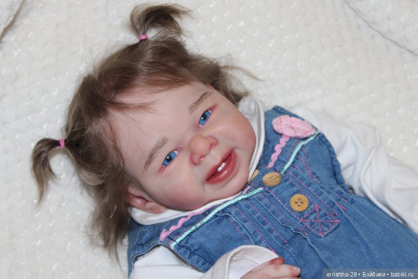 А вот и мы, уже с волосиками, кукла реборн Sweet & Sassy от Dee Stastny (фото 2)