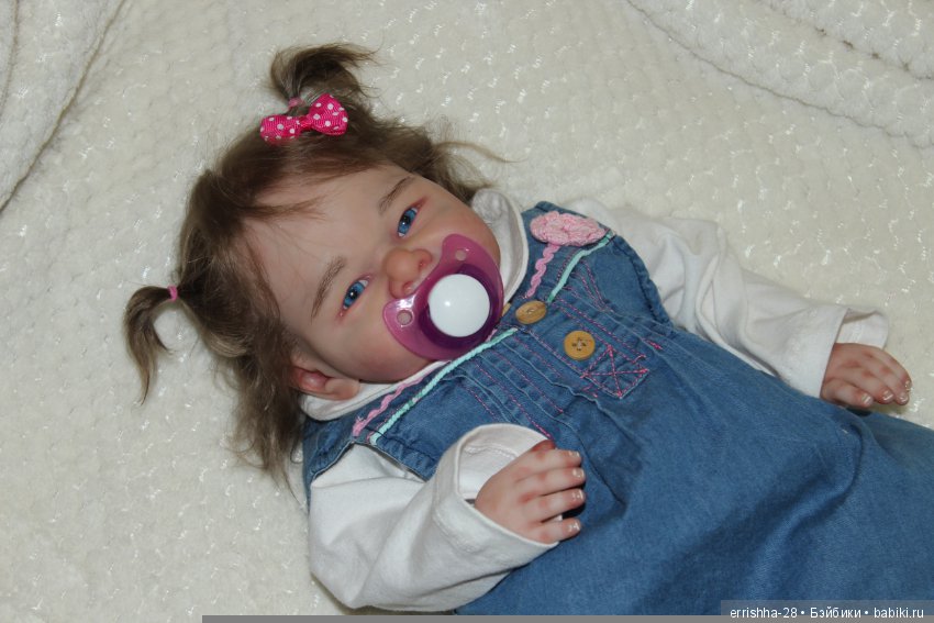А вот и мы, уже с волосиками, кукла реборн Sweet & Sassy от Dee Stastny (фото 3)