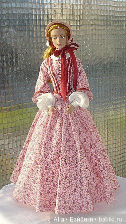 Викторианский день, выкройка одежды для куклы