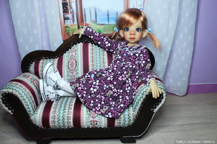 Обживаем новый диванчик — Куклы Kaye Wiggs (Кайе Виггс): авторские BJD (БЖД)
