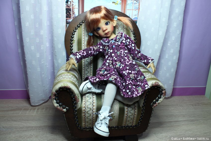 Обживаем новый диванчик — Куклы Kaye Wiggs (Кайе Виггс): авторские BJD (БЖД)