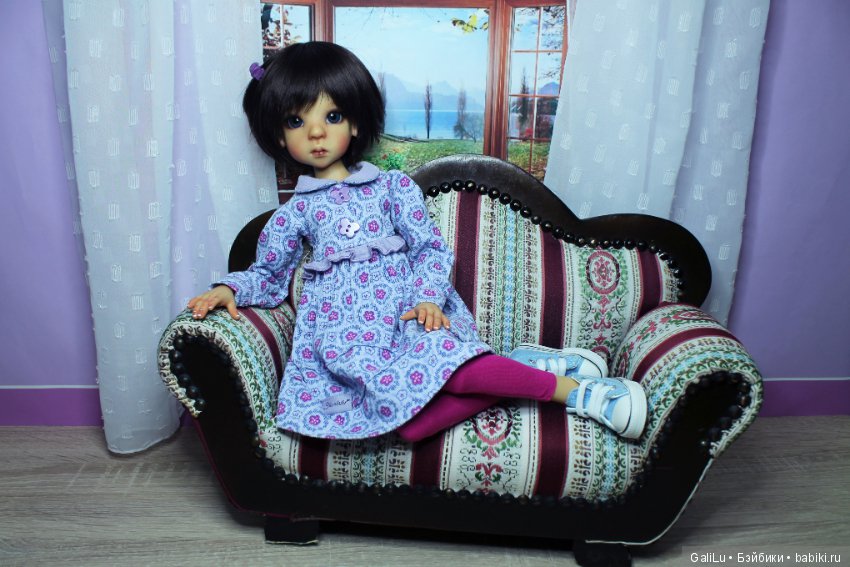 Обживаем новый диванчик — Куклы Kaye Wiggs (Кайе Виггс): авторские BJD (БЖД)