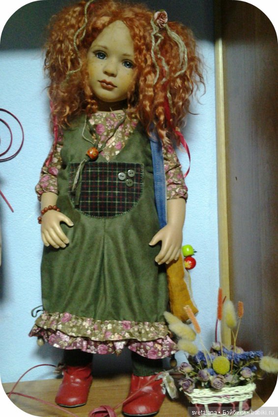 Кортни. Девочка-весна. ООАК куклы Courtney Golden Keepsake Company