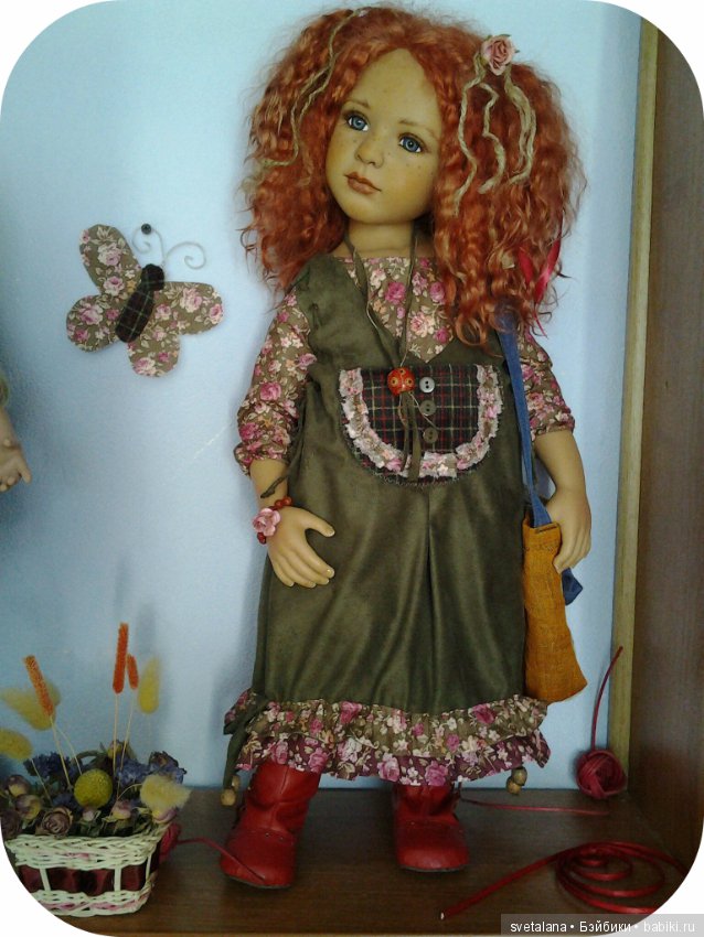 Кортни. Девочка-весна. ООАК куклы Courtney Golden Keepsake Company