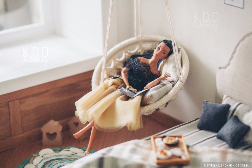 Творчество. Комплект с пастельных тонах в румбокс для кукол (фото 5)