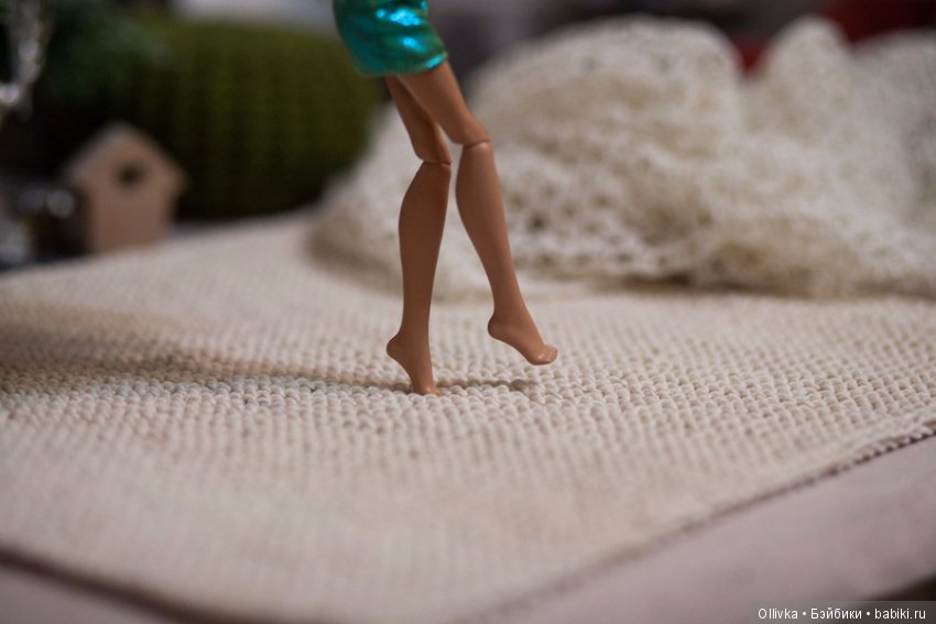 Кукольная миниатюра. Ковер из хлопка, январь 2016. Лайфхак
