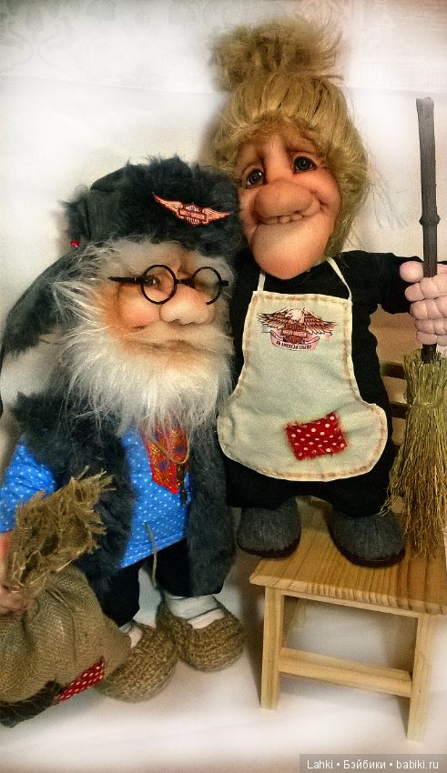 Домашние обереги - Навсегда вместе. Куклы из капрона (фото 6)