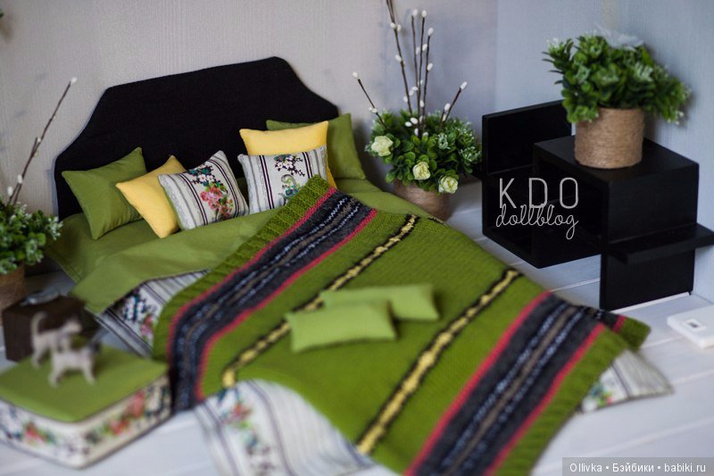 Из архивного. Яркий комплект для кукольной мебели (фото 3)