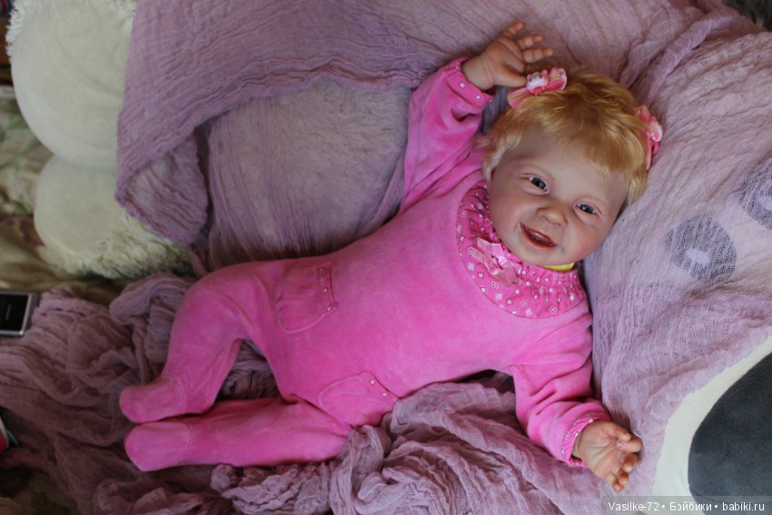 Куколка реборн Вика из молда Ария (фото 3)