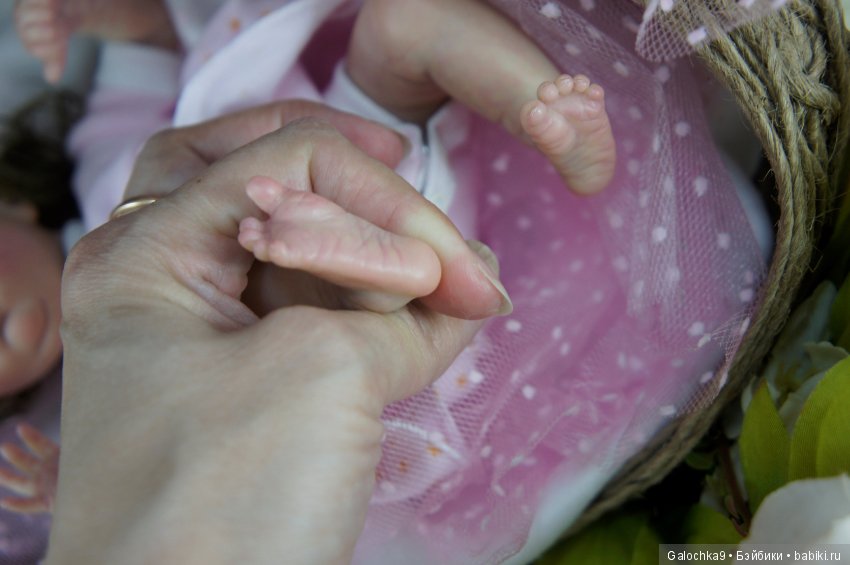 Малютка Wee Patience от Иглес. Мини реборн Галины Лобашовой