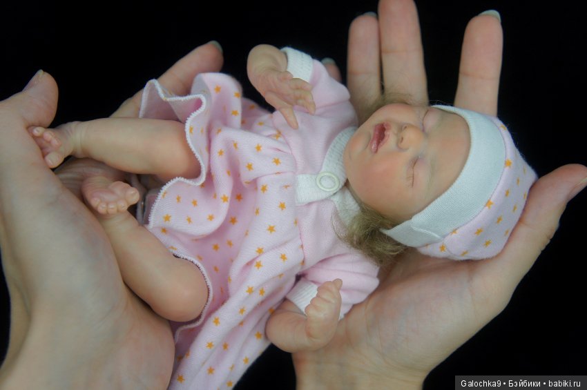Малютка Wee Patience от Иглес. Мини реборн Галины Лобашовой