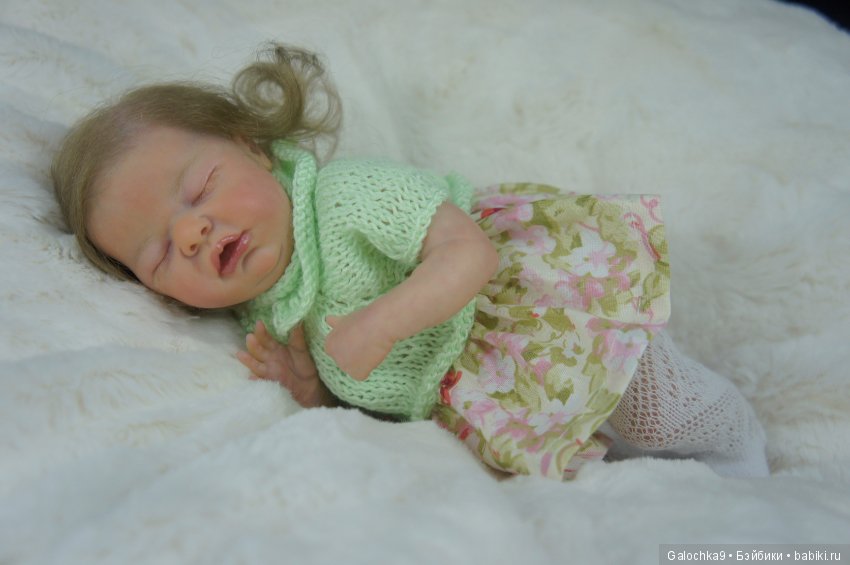 Малютка Wee Patience от Иглес. Мини реборн Галины Лобашовой (фото 7)