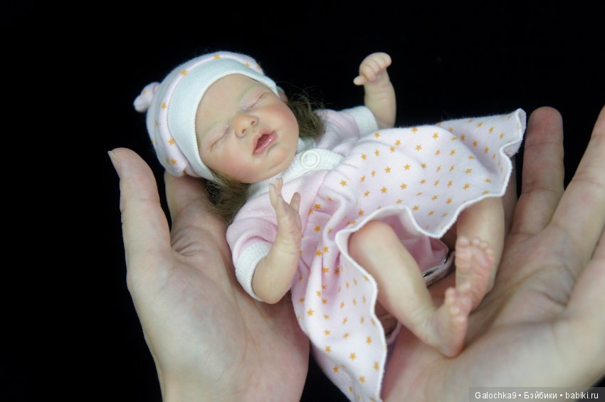 Малютка Wee Patience от Иглес. Мини реборн Галины Лобашовой