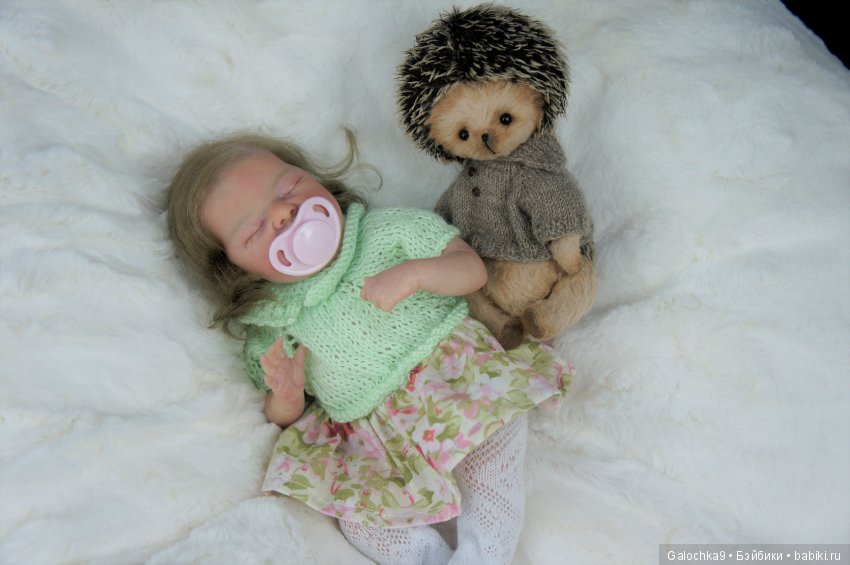 Малютка Wee Patience от Иглес. Мини реборн Галины Лобашовой