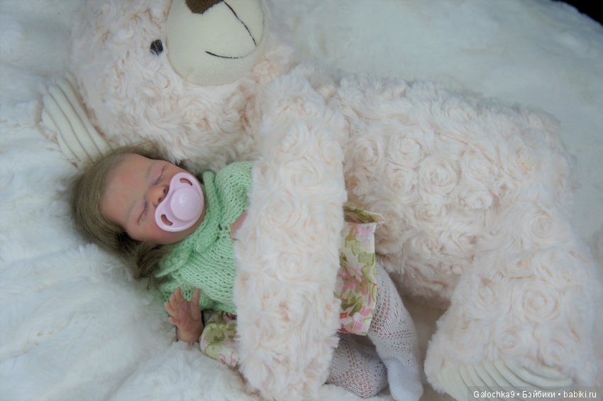 Малютка Wee Patience от Иглес. Мини реборн Галины Лобашовой