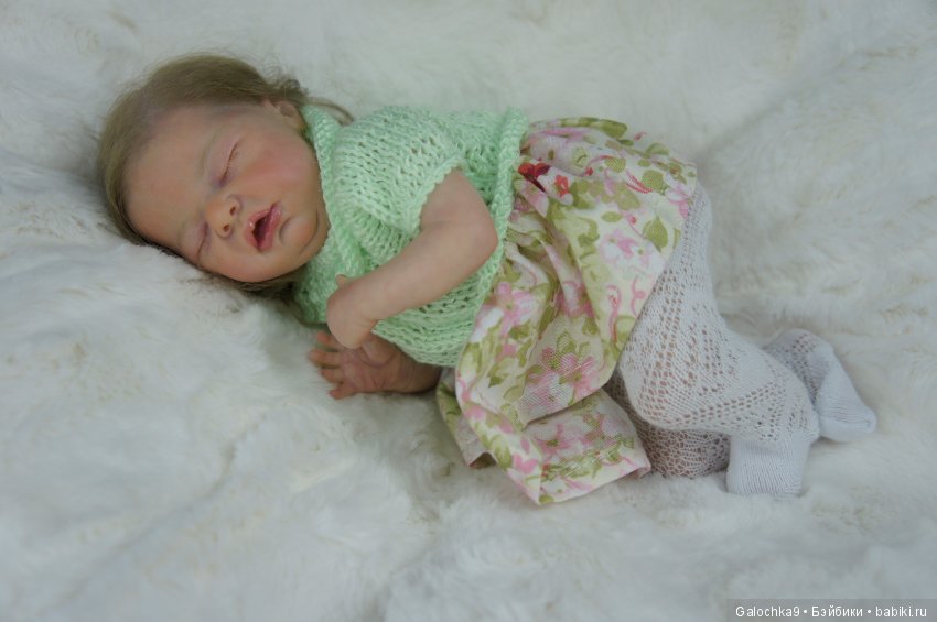 Малютка Wee Patience от Иглес. Мини реборн Галины Лобашовой (фото 8)