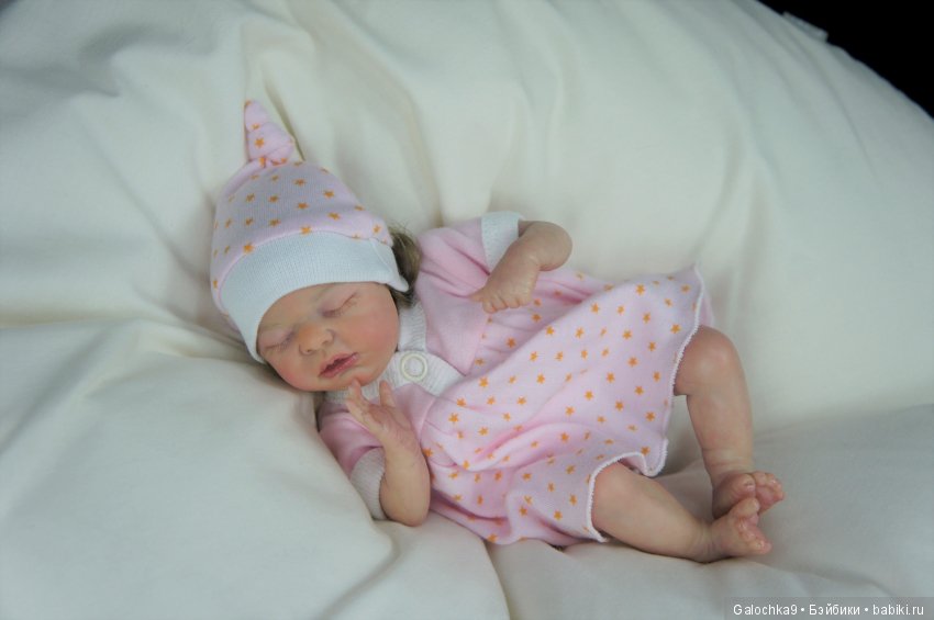 Малютка Wee Patience от Иглес. Мини реборн Галины Лобашовой