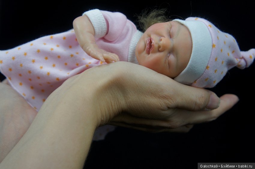 Малютка Wee Patience от Иглес. Мини реборн Галины Лобашовой