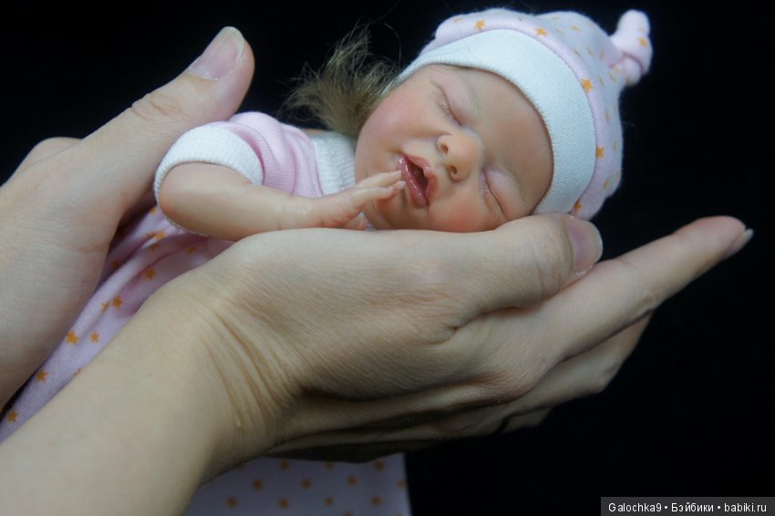 Малютка Wee Patience от Иглес. Мини реборн Галины Лобашовой