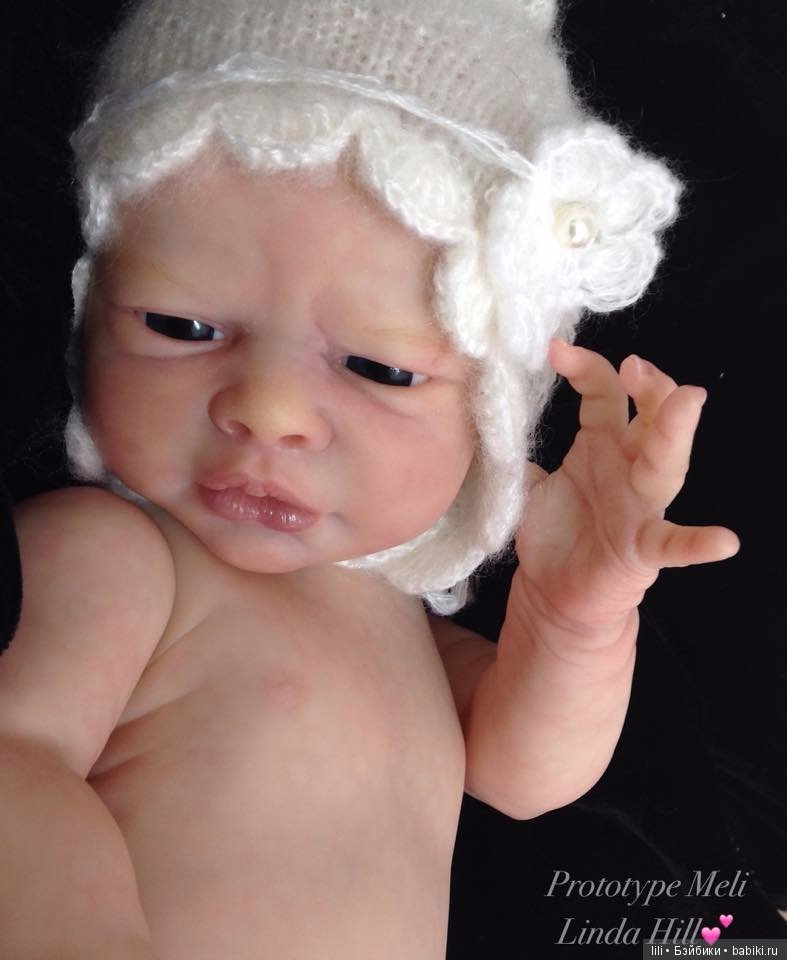 Новый молд для куклы реборн Meli от скульптора Alejandra De Zuniga