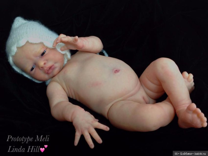 Новый молд для куклы реборн Meli от скульптора Alejandra De Zuniga