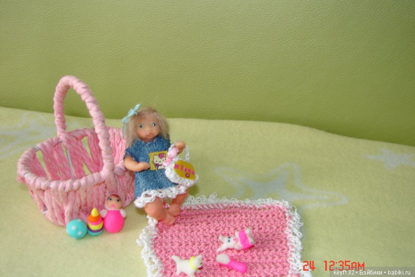 Молли - авторская мини кукла Ланы