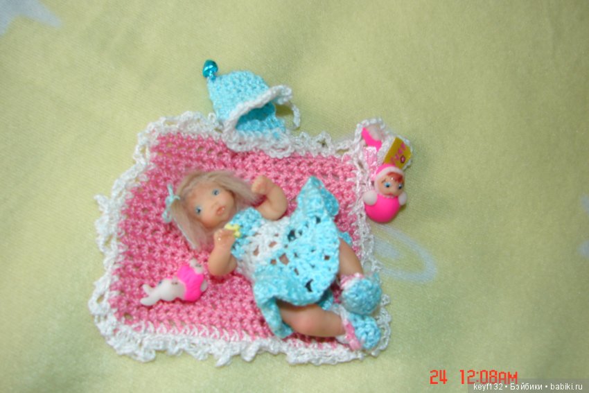 Молли - авторская мини кукла Ланы