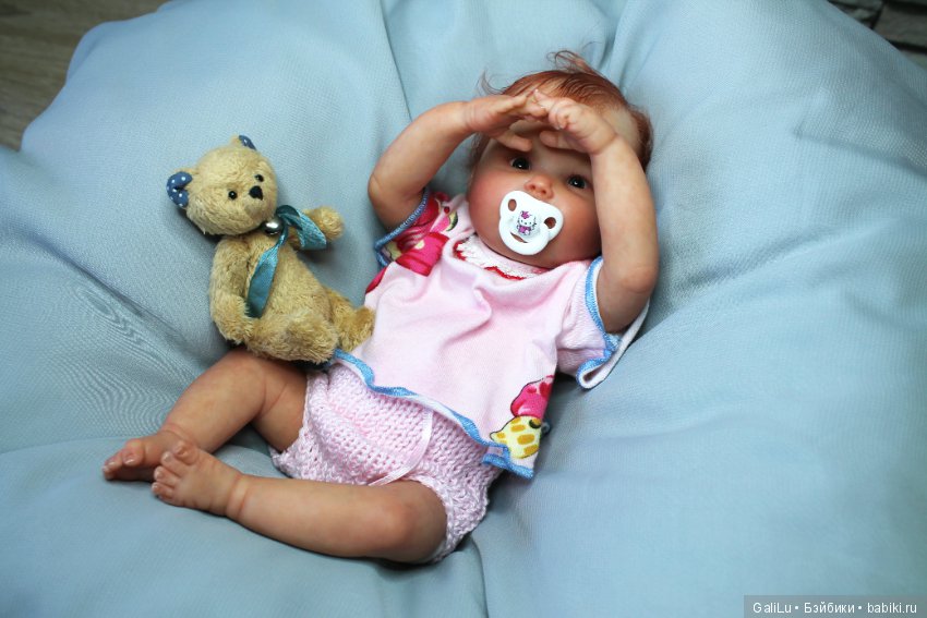 Mina от Didy Jakobsen. Мини кукла реборн Галины Людвиг (фото 3)