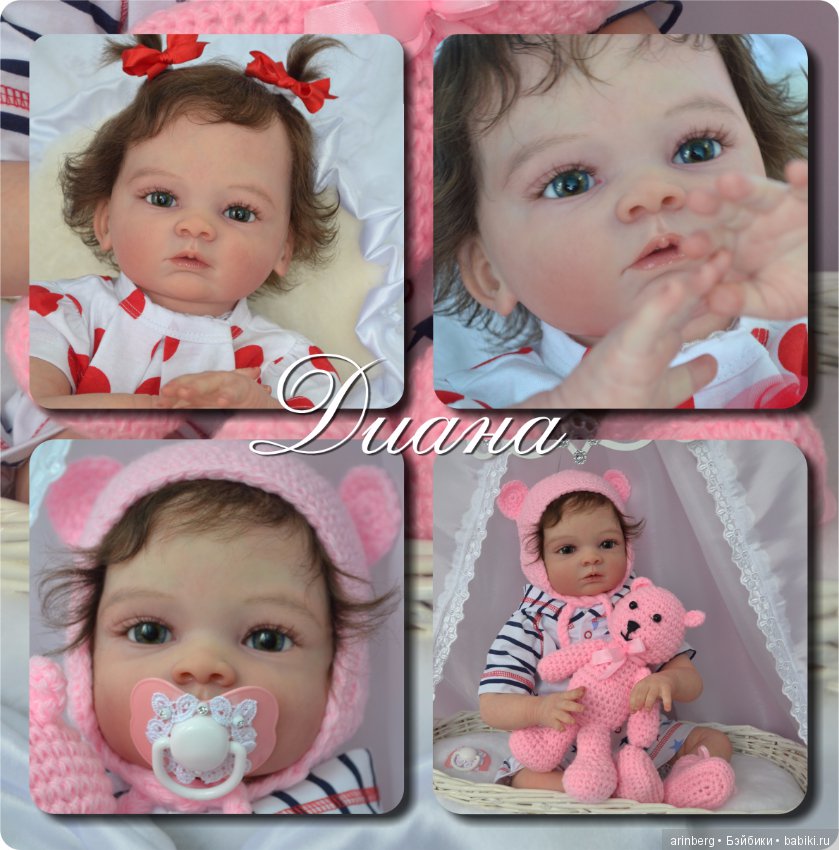 Кукла реборн Диана, молд Valentina by Gudrun Legler