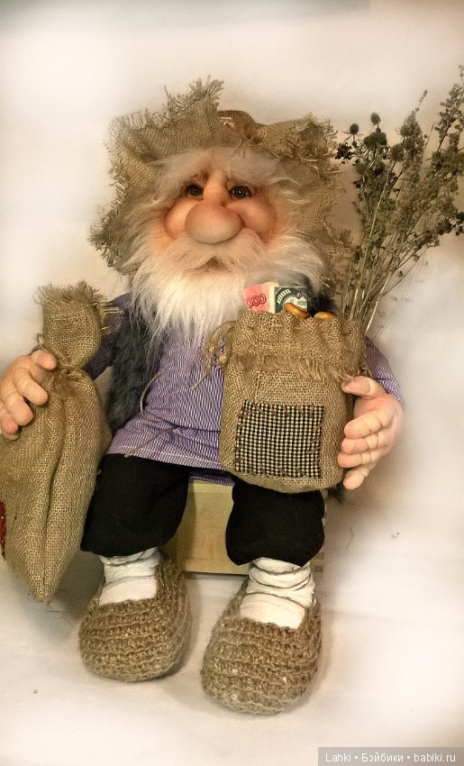 Домовой Кукла из капрона — Куклы из капрона и чулочной техники: авторские игрушки (фото 7)