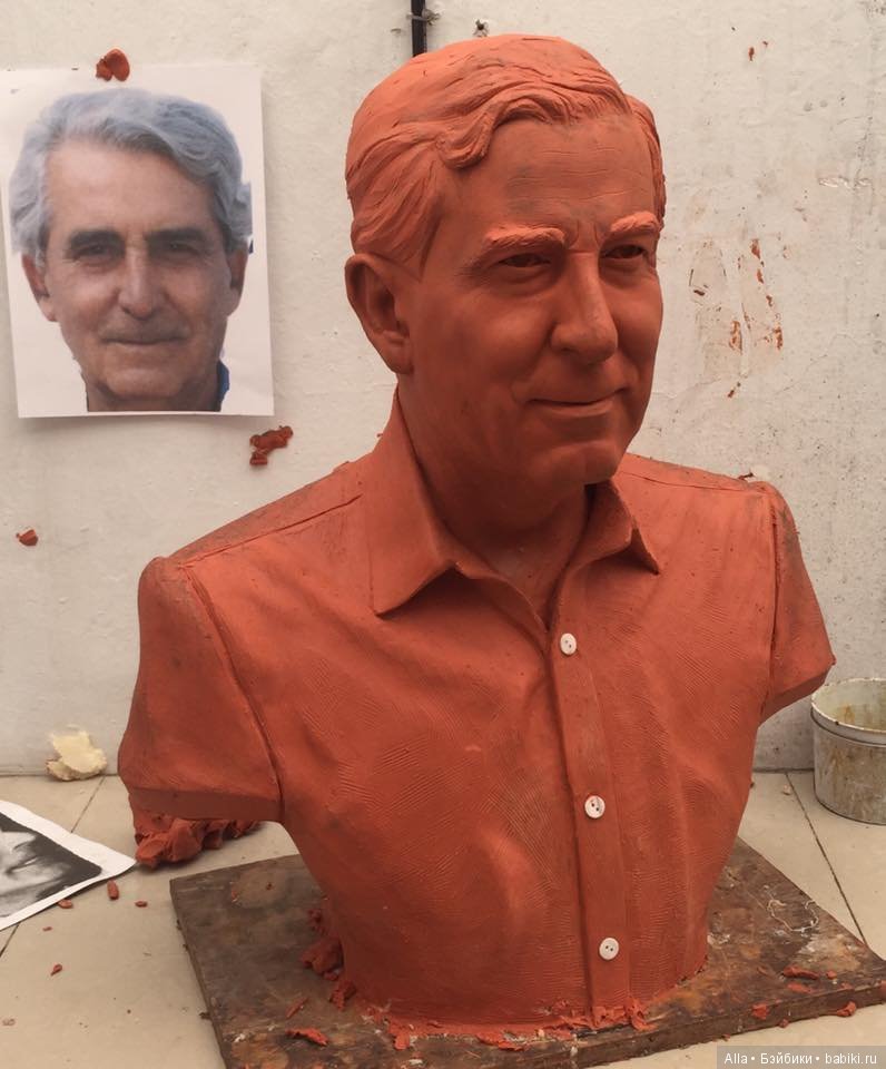 Портретные скульптуры Виктор Гюго Янез Пина