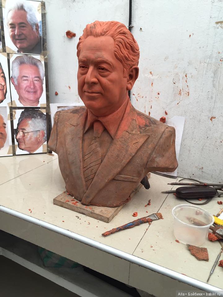 Портретные скульптуры Виктор Гюго Янез Пина