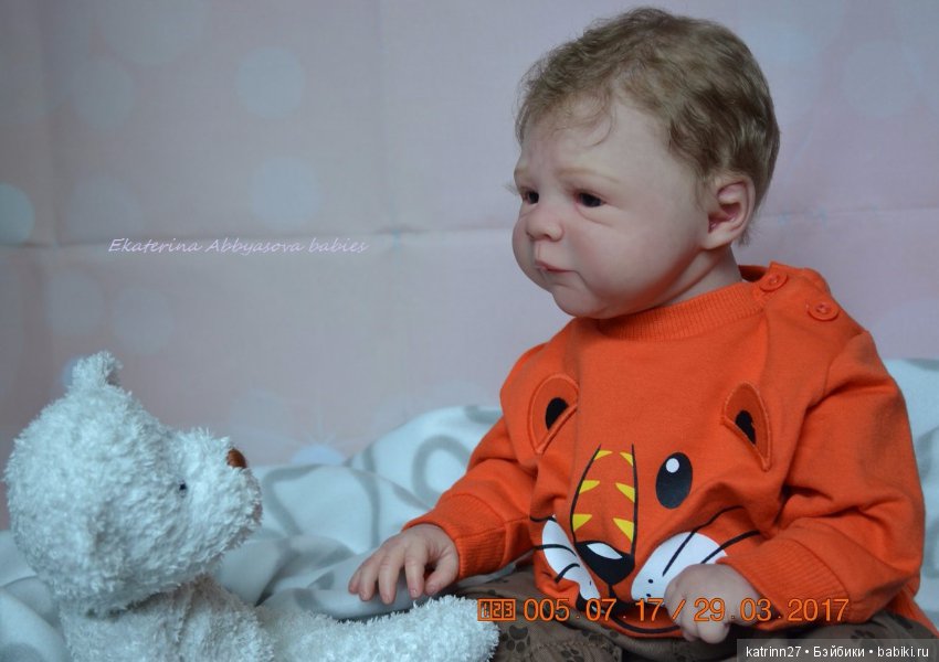 Кукла реборн Даниил, молд Sili, мастер Ekaterina Abbyasova babies