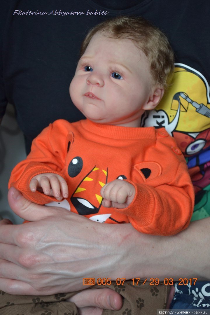 Кукла реборн Даниил, молд Sili, мастер Ekaterina Abbyasova babies