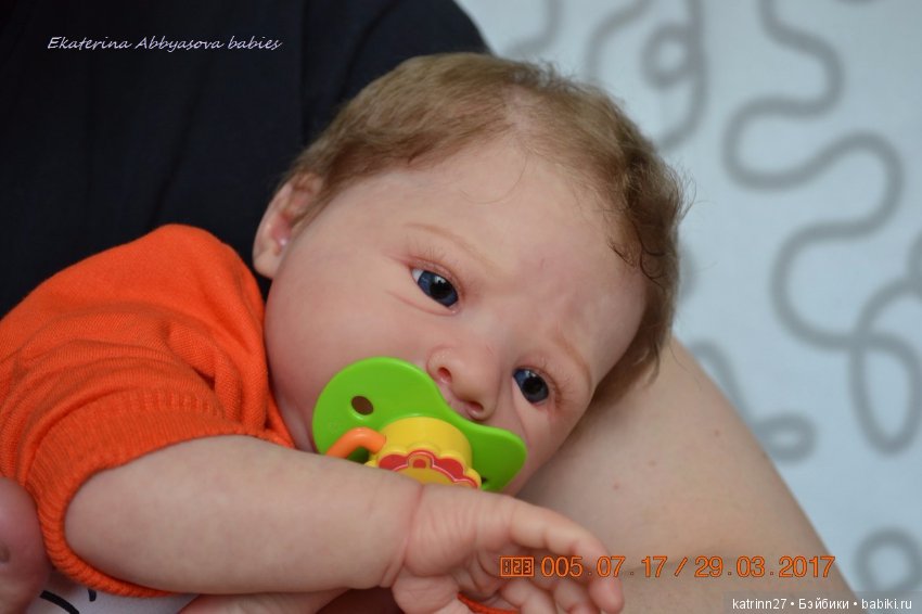 Кукла реборн Даниил, молд Sili, мастер Ekaterina Abbyasova babies