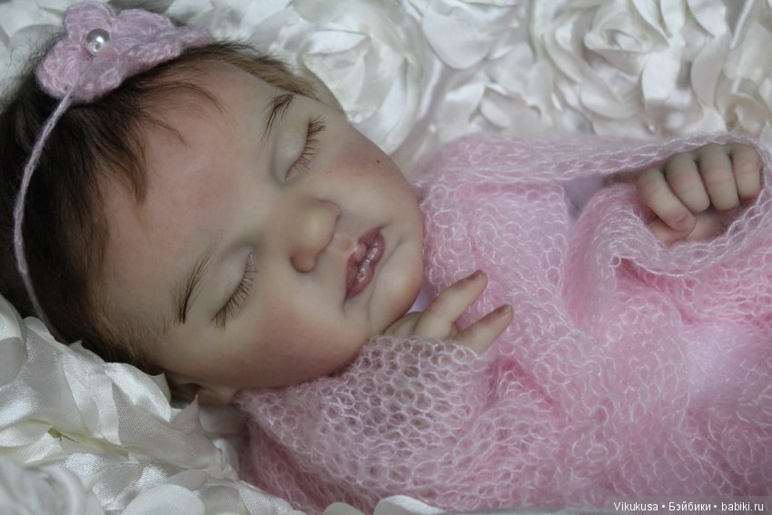Моя нежная кукла реборн Евангелина (фото 4)