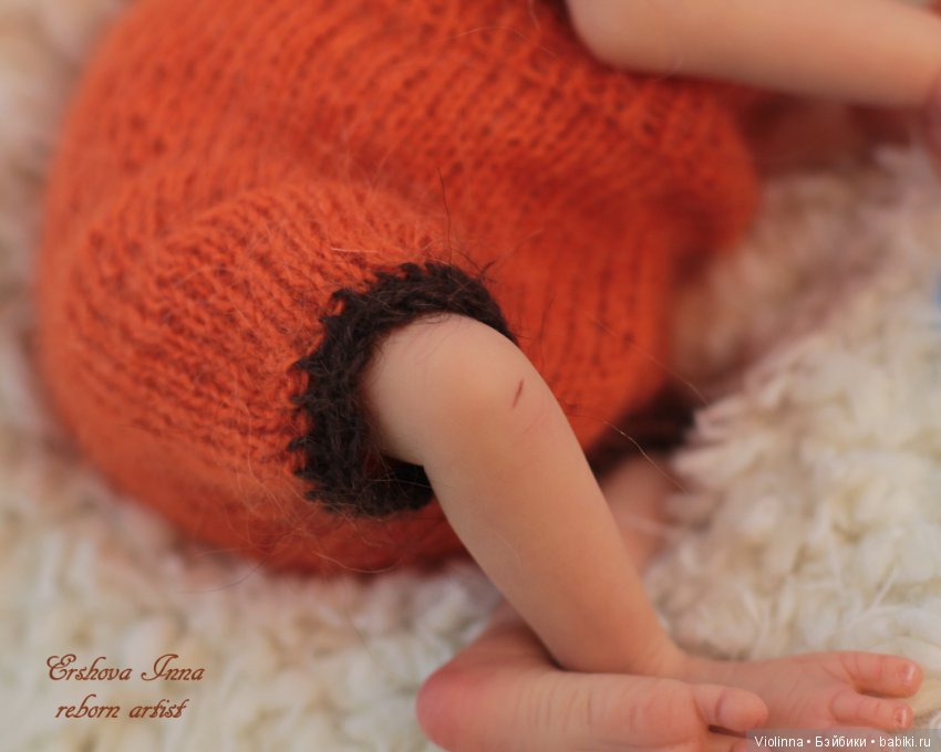 Лисенок, кукла реборн Инны Ершовой, молд Chance by Sabine Hansen (фото 8)