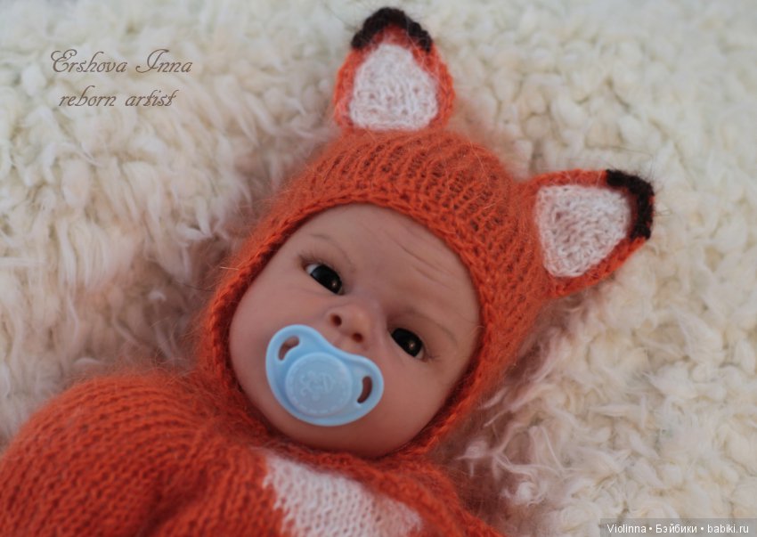 Лисенок, кукла реборн Инны Ершовой, молд Chance by Sabine Hansen (фото 2)