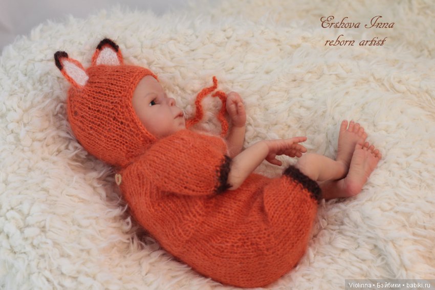 Лисенок, кукла реборн Инны Ершовой, молд Chance by Sabine Hansen