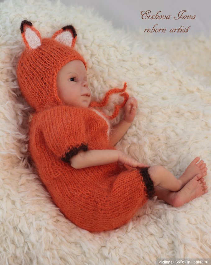 Лисенок, кукла реборн Инны Ершовой, молд Chance by Sabine Hansen